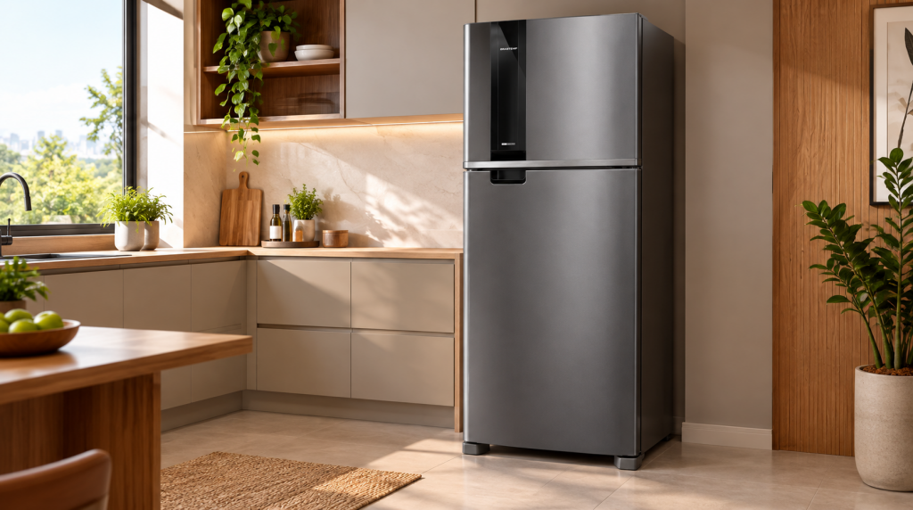Geladeira Brastemp BRM46MK 385L Frost Free Inox vale a pena? Review completo