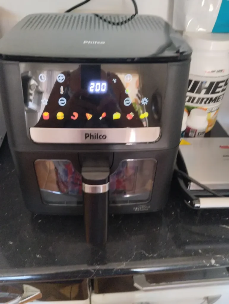 Air Fryer Philco PAF65A 6,5L Visor Glass Redstone 1700W