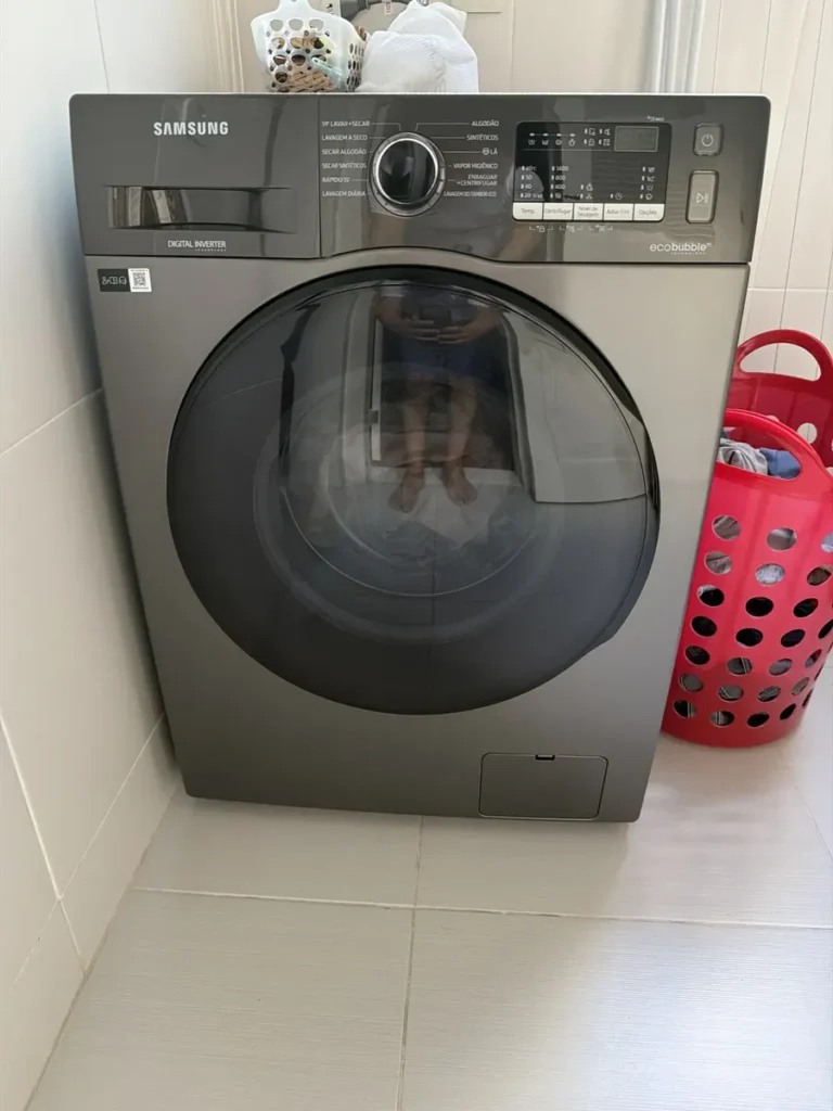 Lava e Seca Samsung WD11M 11kg/7kg Digital Inverter Inox Look