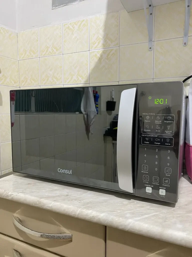 Micro-ondas Consul CMS46AR 32L Prata Espelhado com Menu Fácil