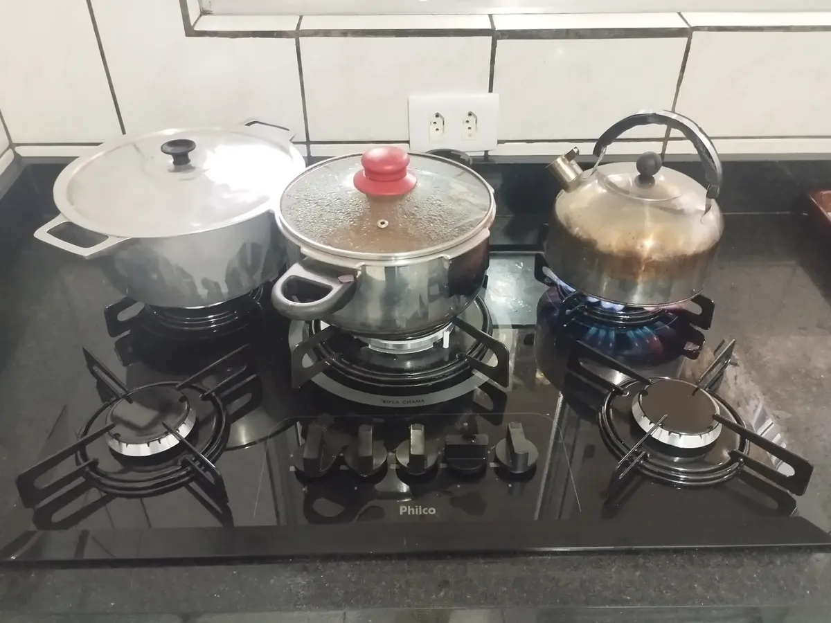 Cooktop Philco Cook Chef 5 TC Snap In Bisotê Preto